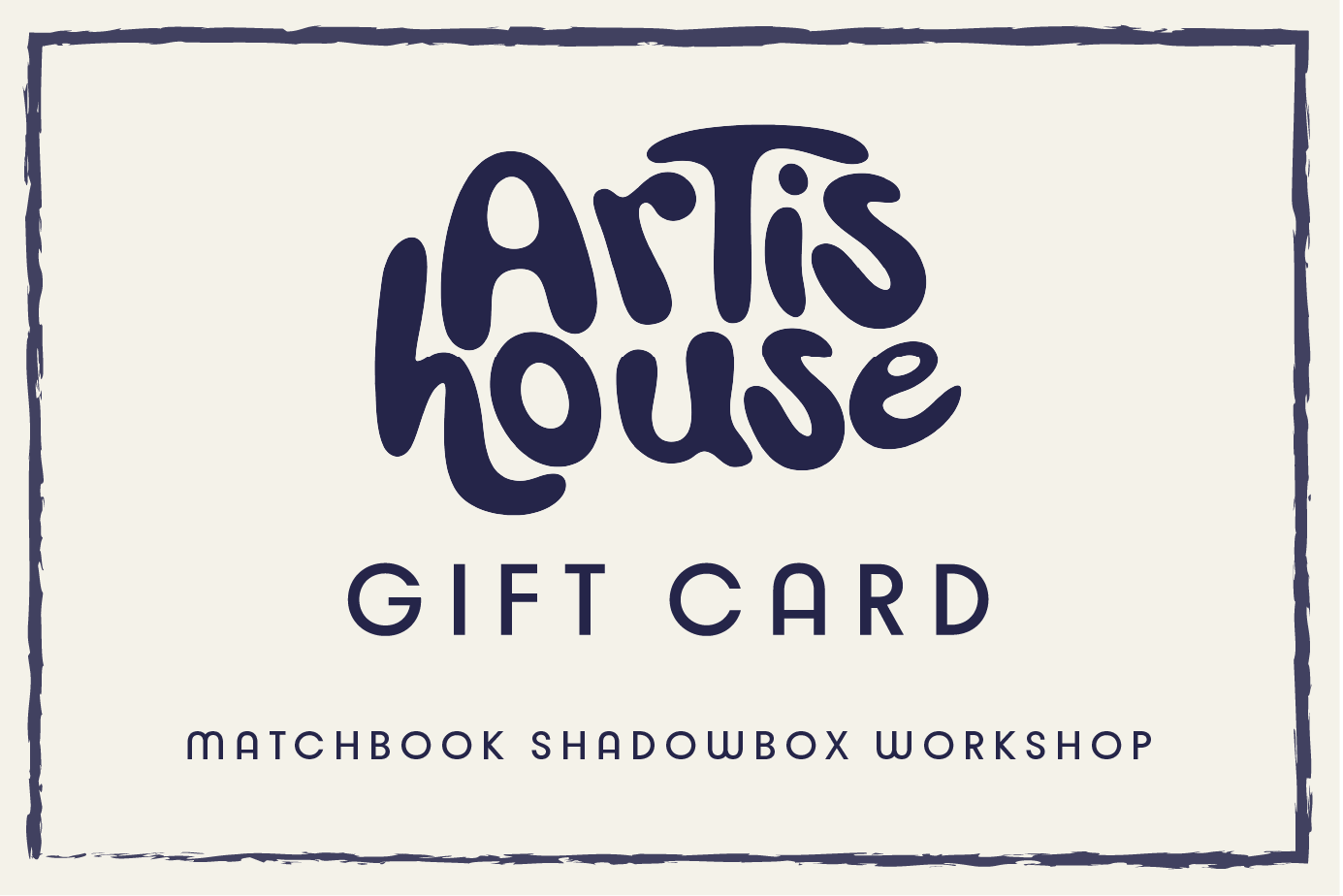 Matchbook Shadowbox Workshop Gift Card