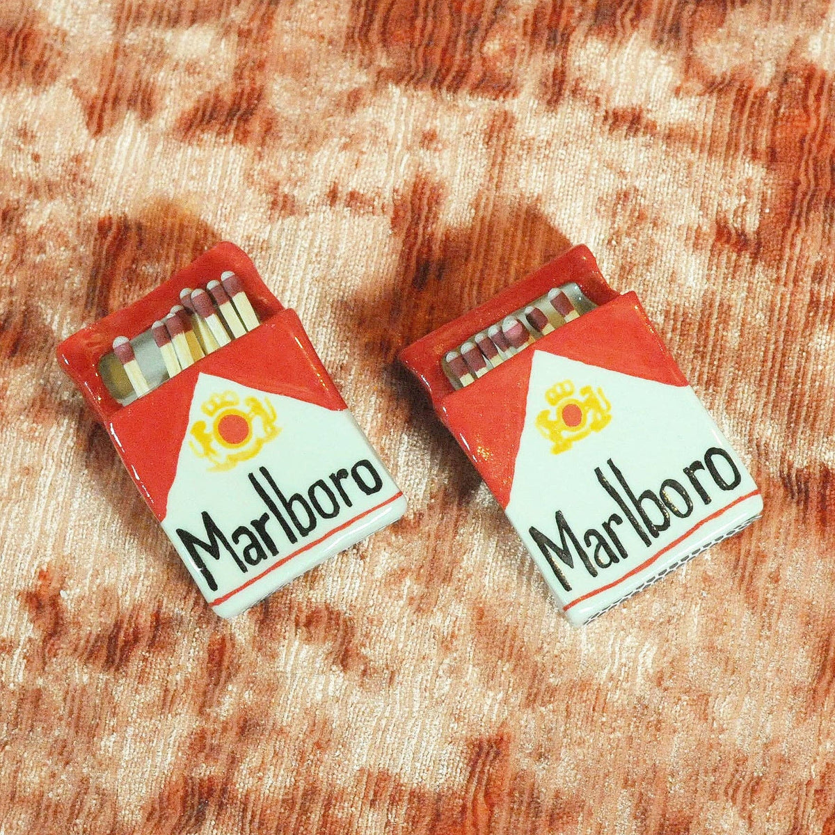 Ceramic Matchbox -  Marlboro Reds