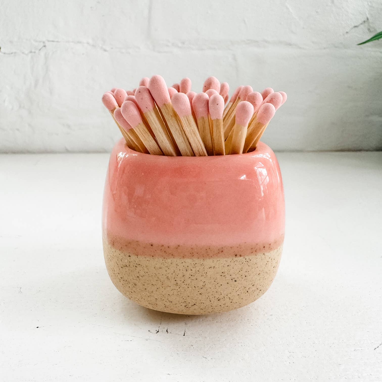Ceramic Match Holders - With or Without Matches - 5 Colors