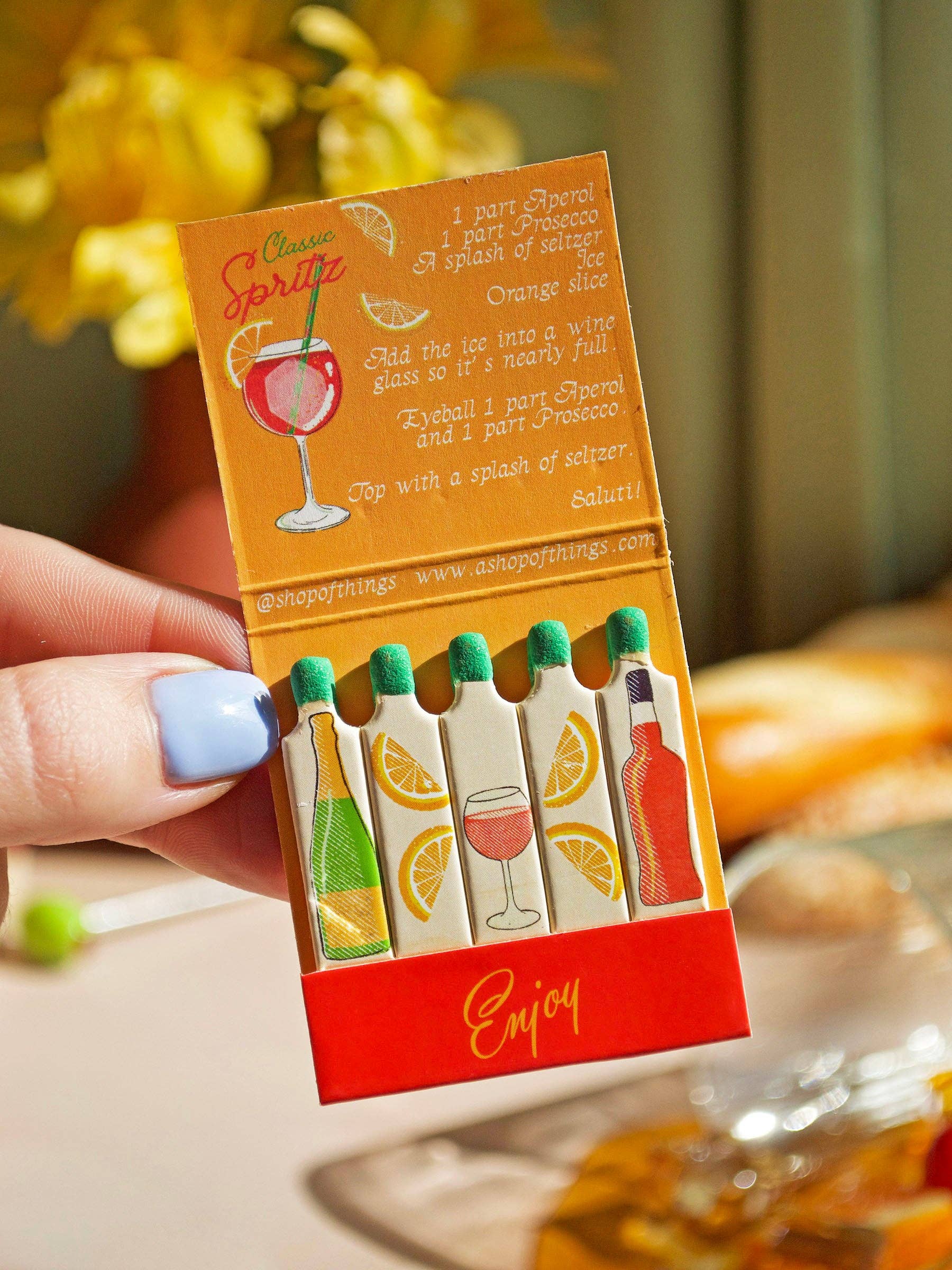 Spritz Matchbook