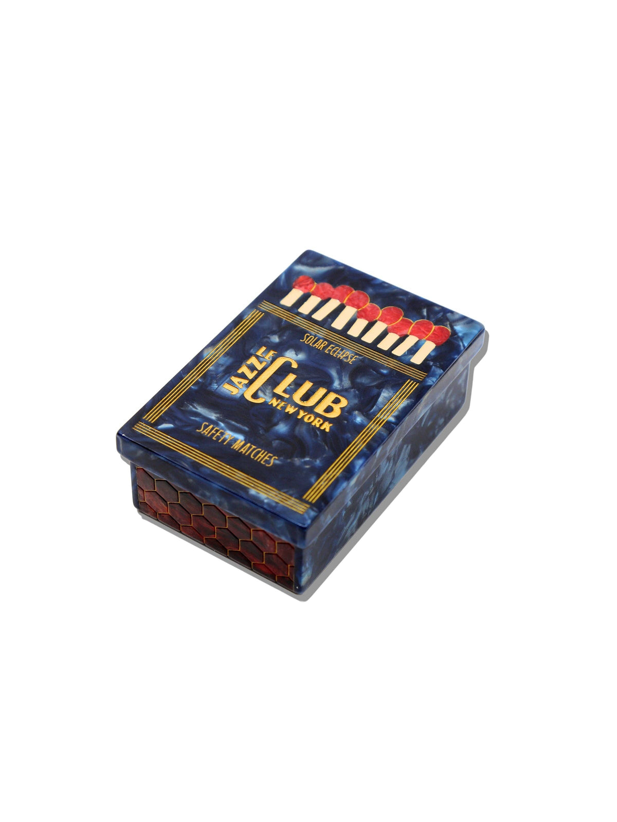 Hand-painted Le Jazz Club Matches Heirloom Box