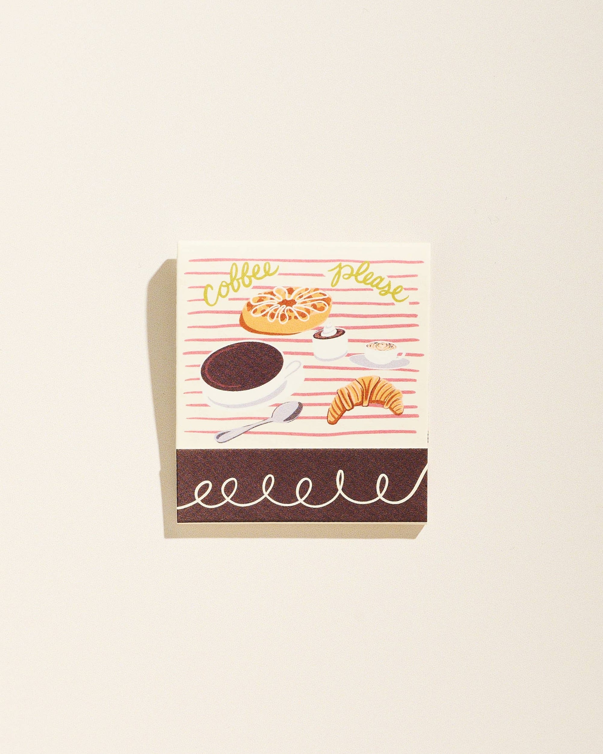 Coffee Printed 10 Stem Matchbook