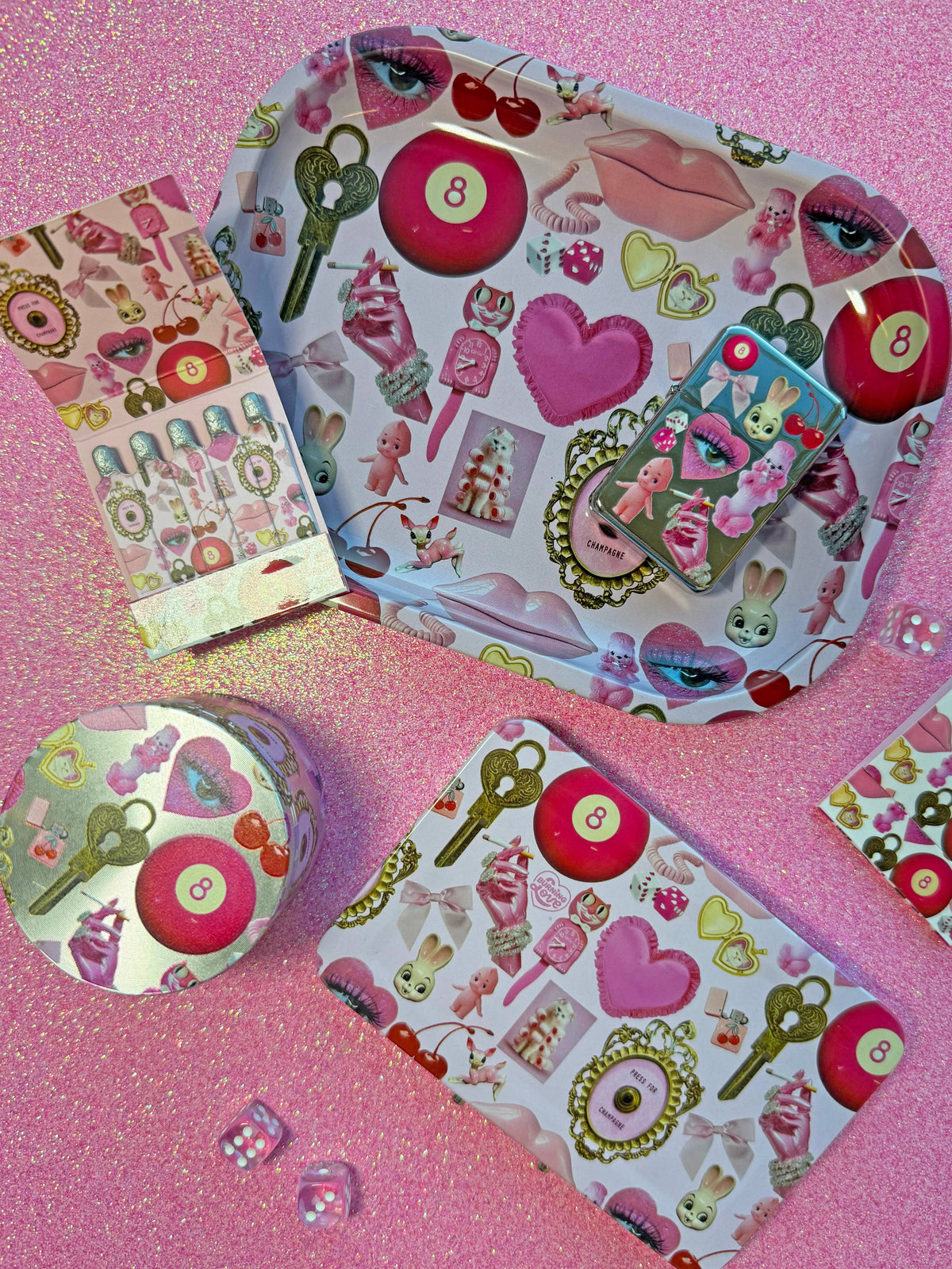 Pink Things Matchbook