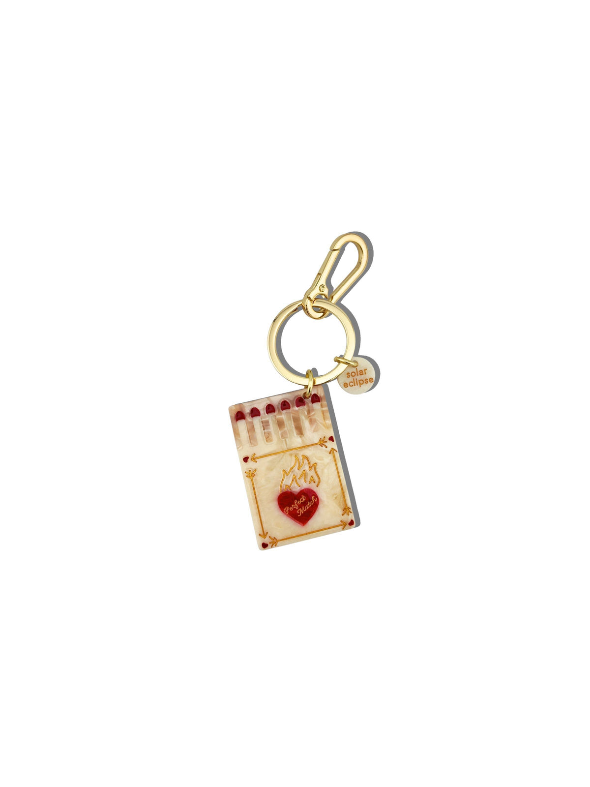Hand-painted Matchbox Bag Charm + Keychain | Eco-Friendly