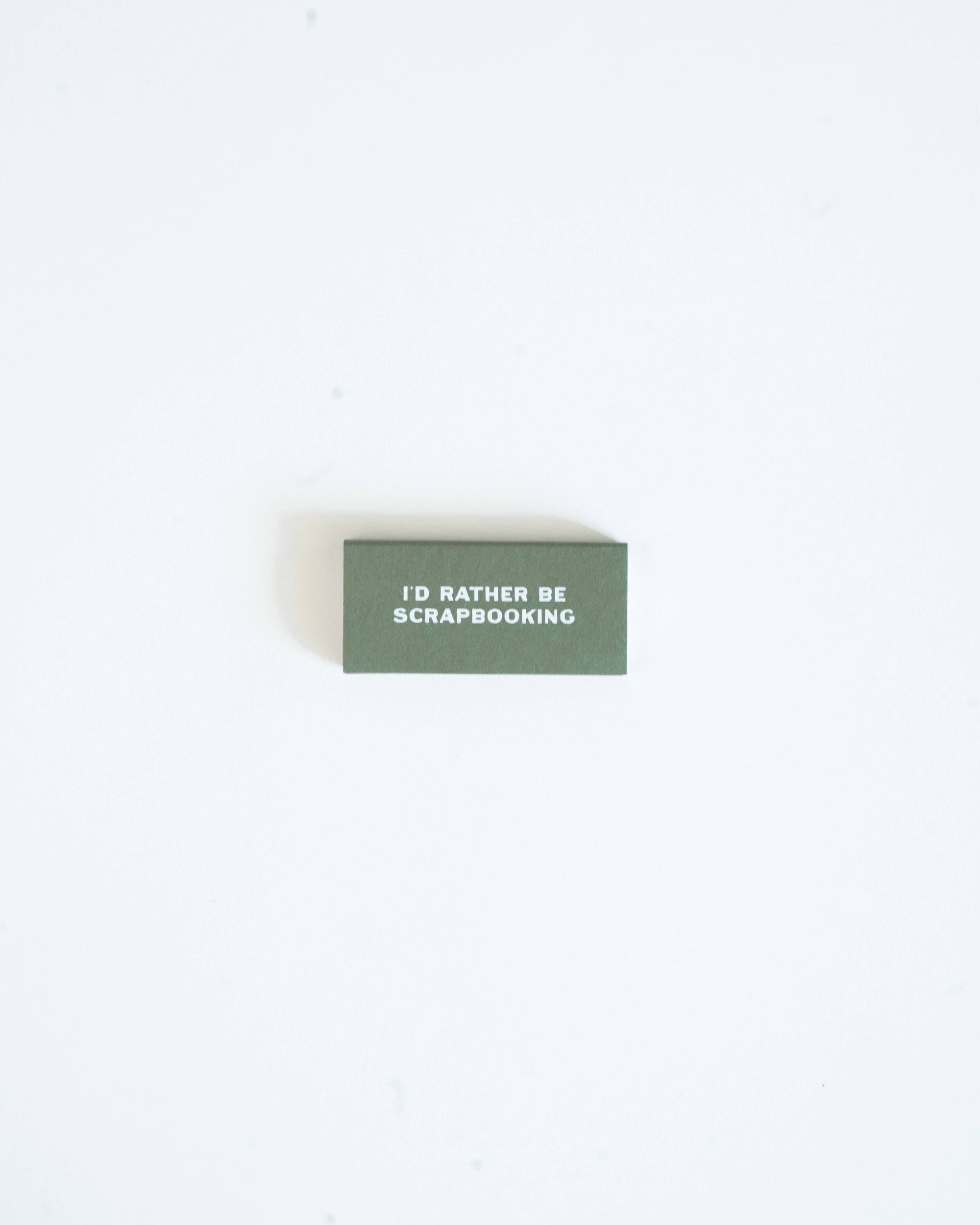 Scrapbooking Matchbox