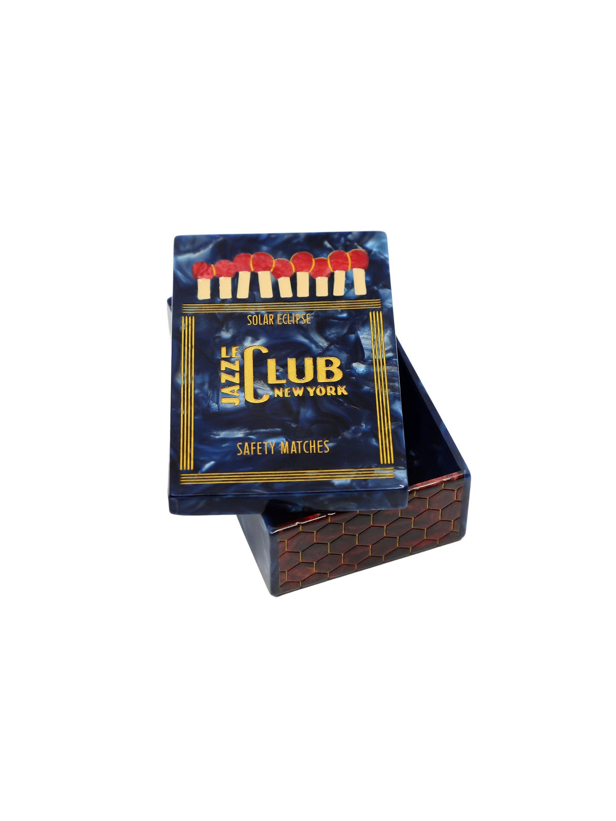 Hand-painted Le Jazz Club Matches Heirloom Box