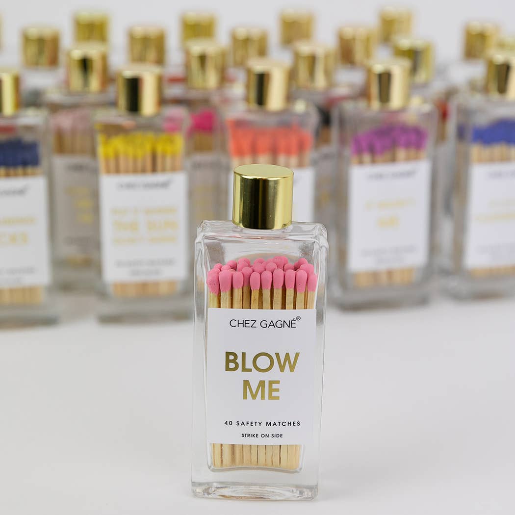 Blow Me - Safety Matches, Pink, Funny Birthday Gift