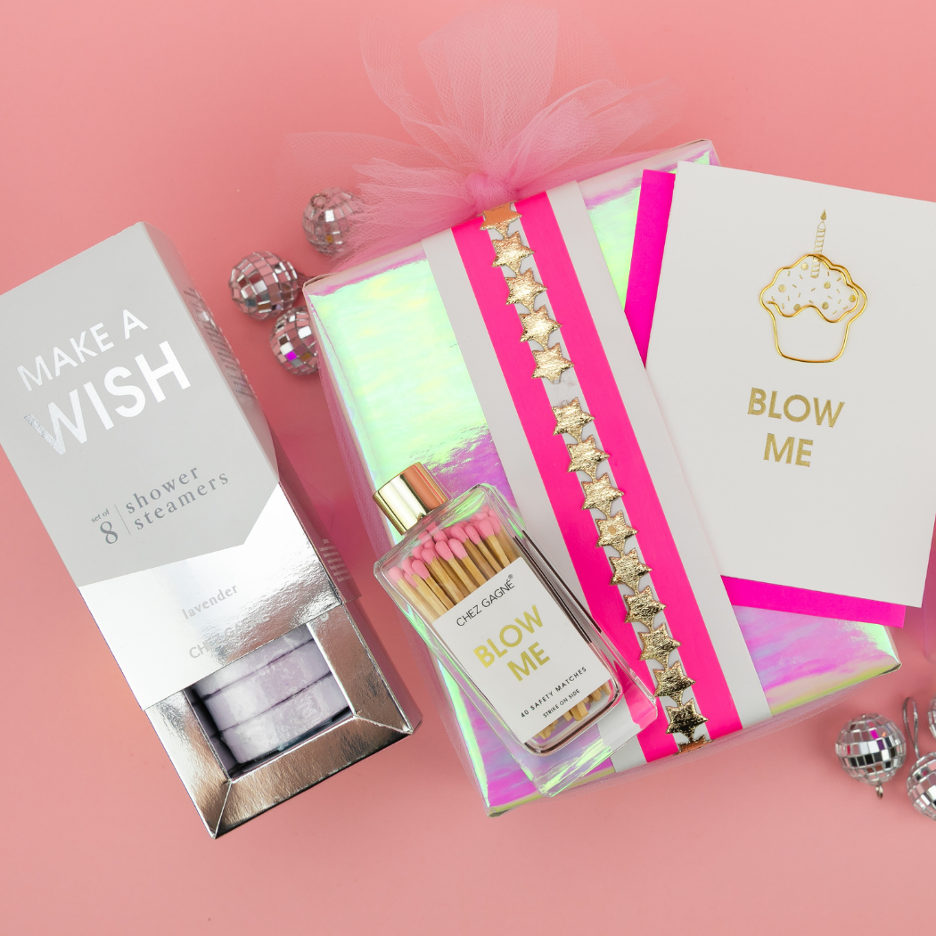 Blow Me - Safety Matches, Pink, Funny Birthday Gift