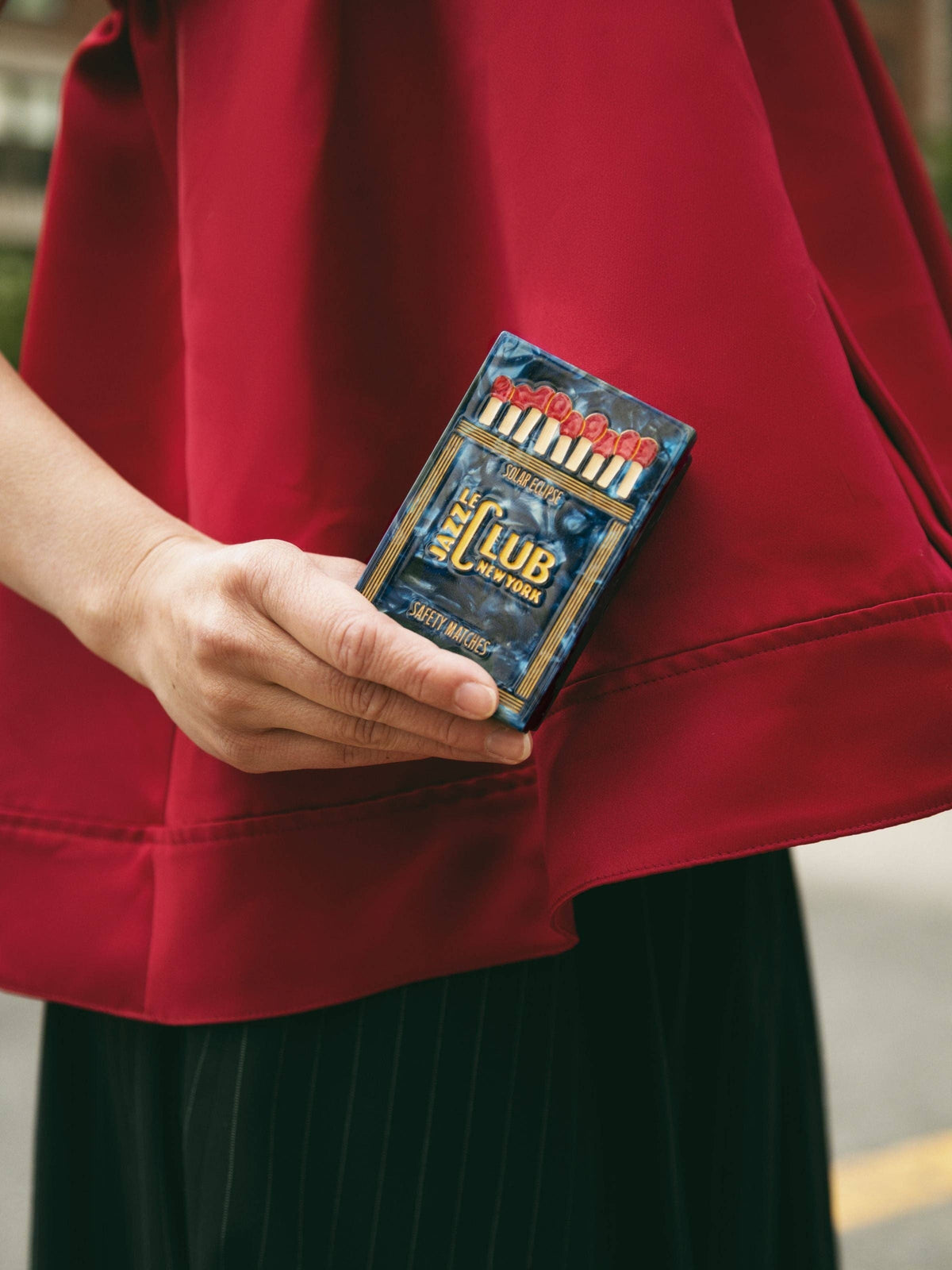 Hand-painted Le Jazz Club Matches Heirloom Box