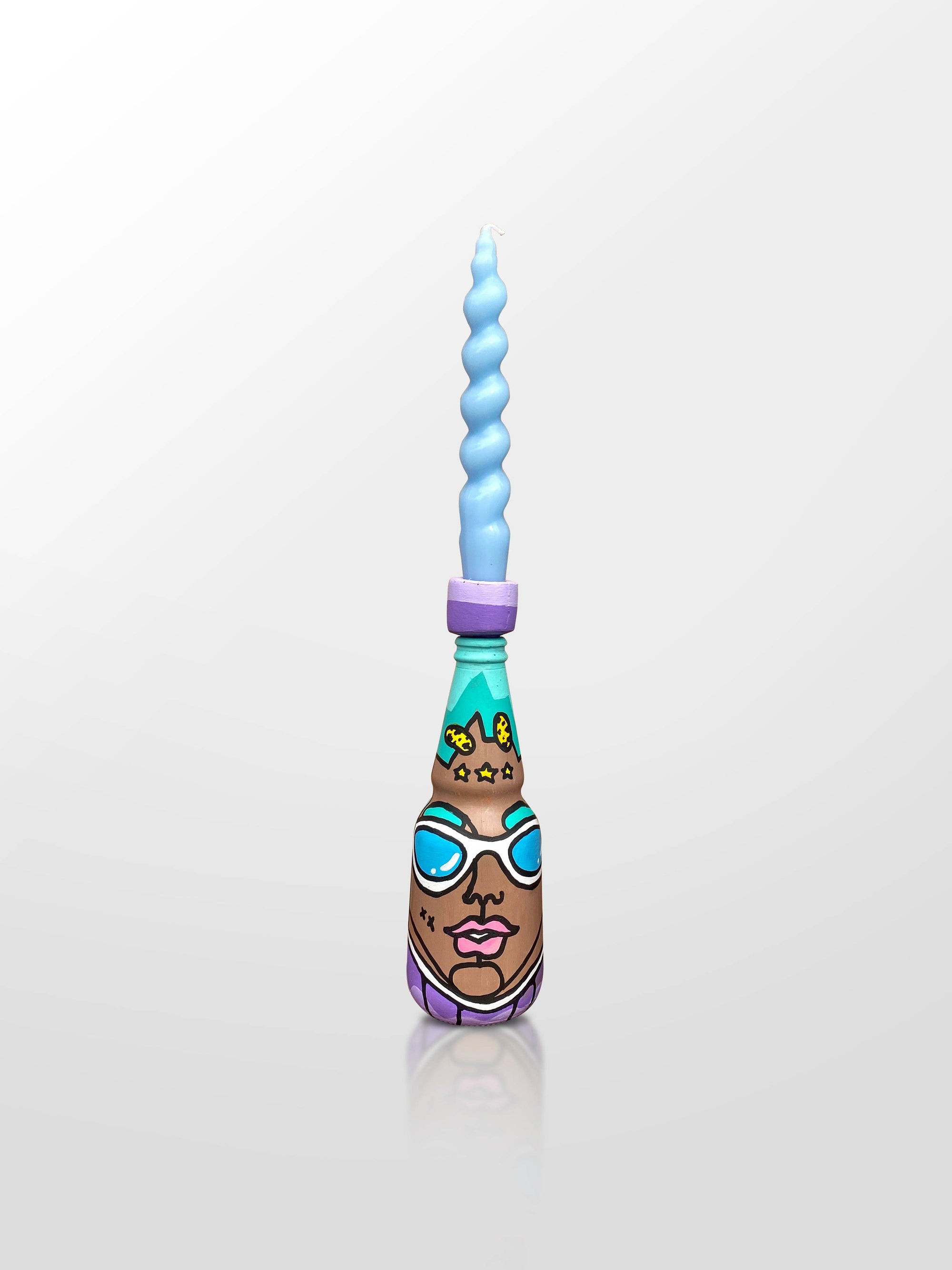 People of NYC Candle Holder