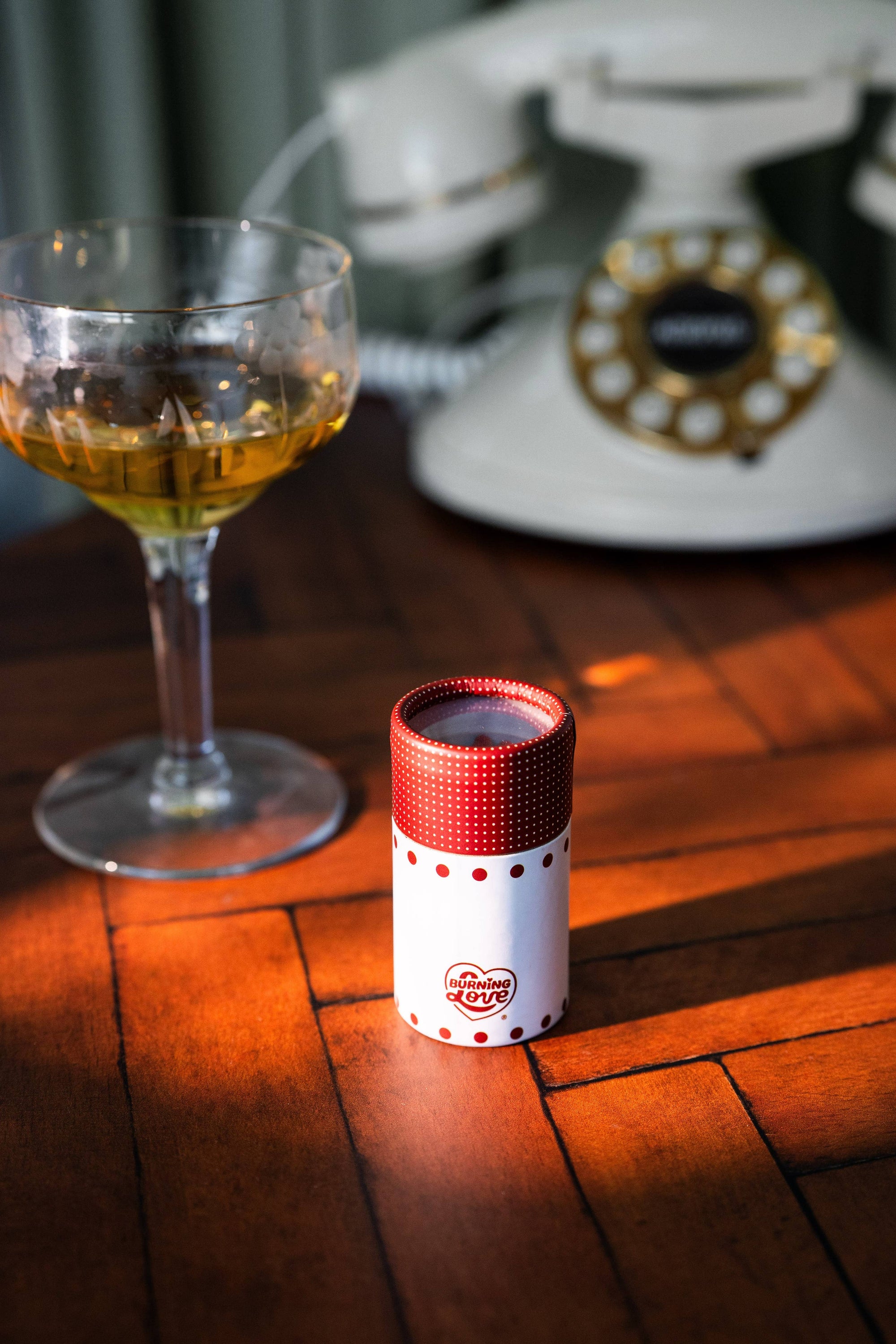 Cocktail Garnish Match Jar- Cherries