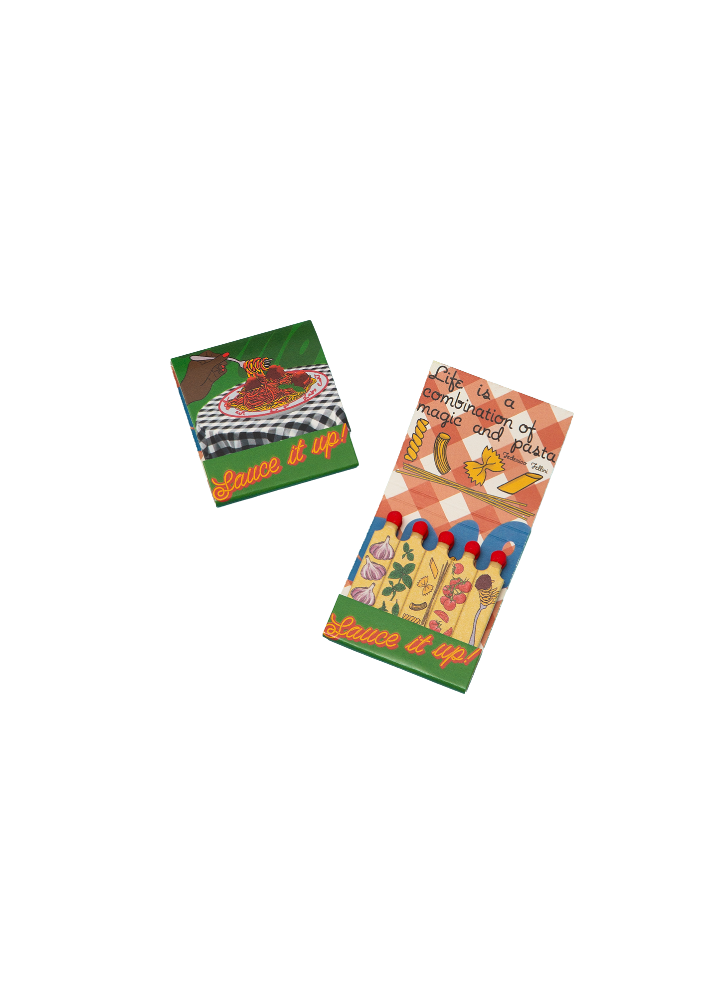 Spaghetti Night Matchbook