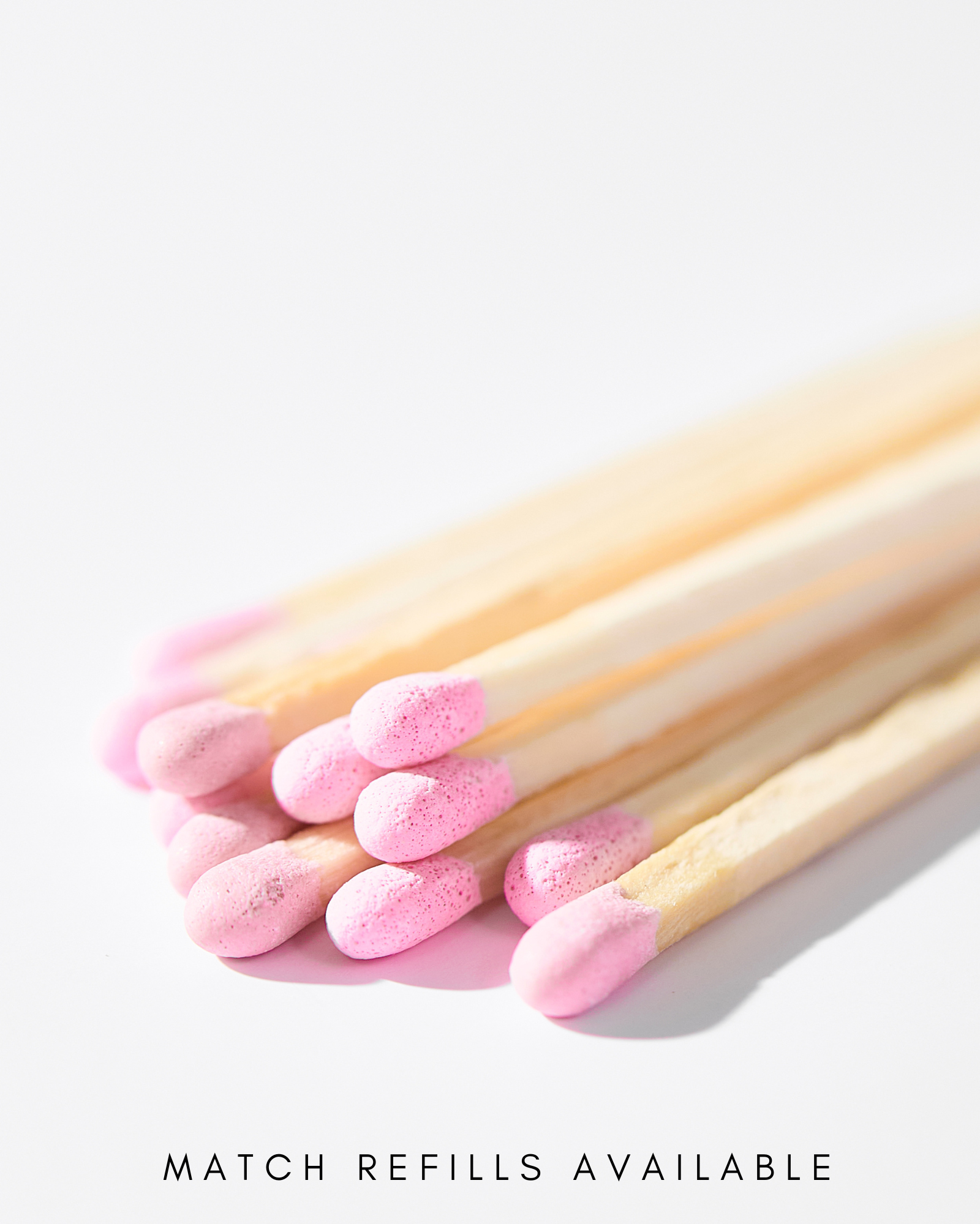 Round Match Striker - Light Pink Matches